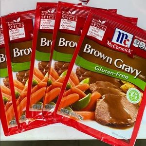 McCormick Gluten free brown gravy 5 pack